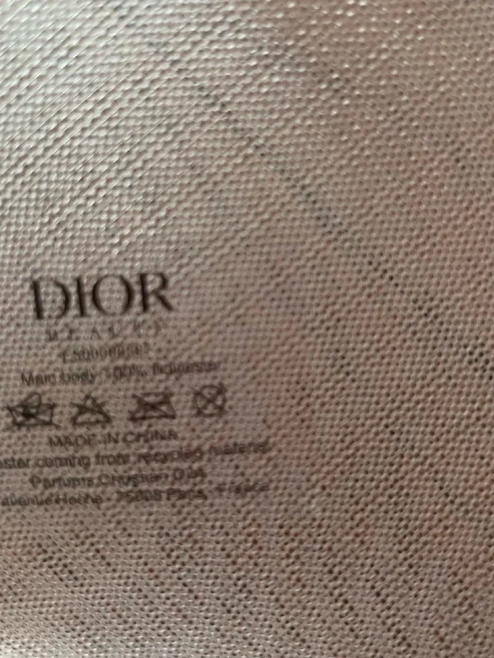 Dior Round Embroidered Butterfly Coin Case in Pink & Cream with Gold Accent